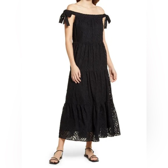 Sam Edelman Off the Shoulder Maxi Dress - Picture 1 of 4